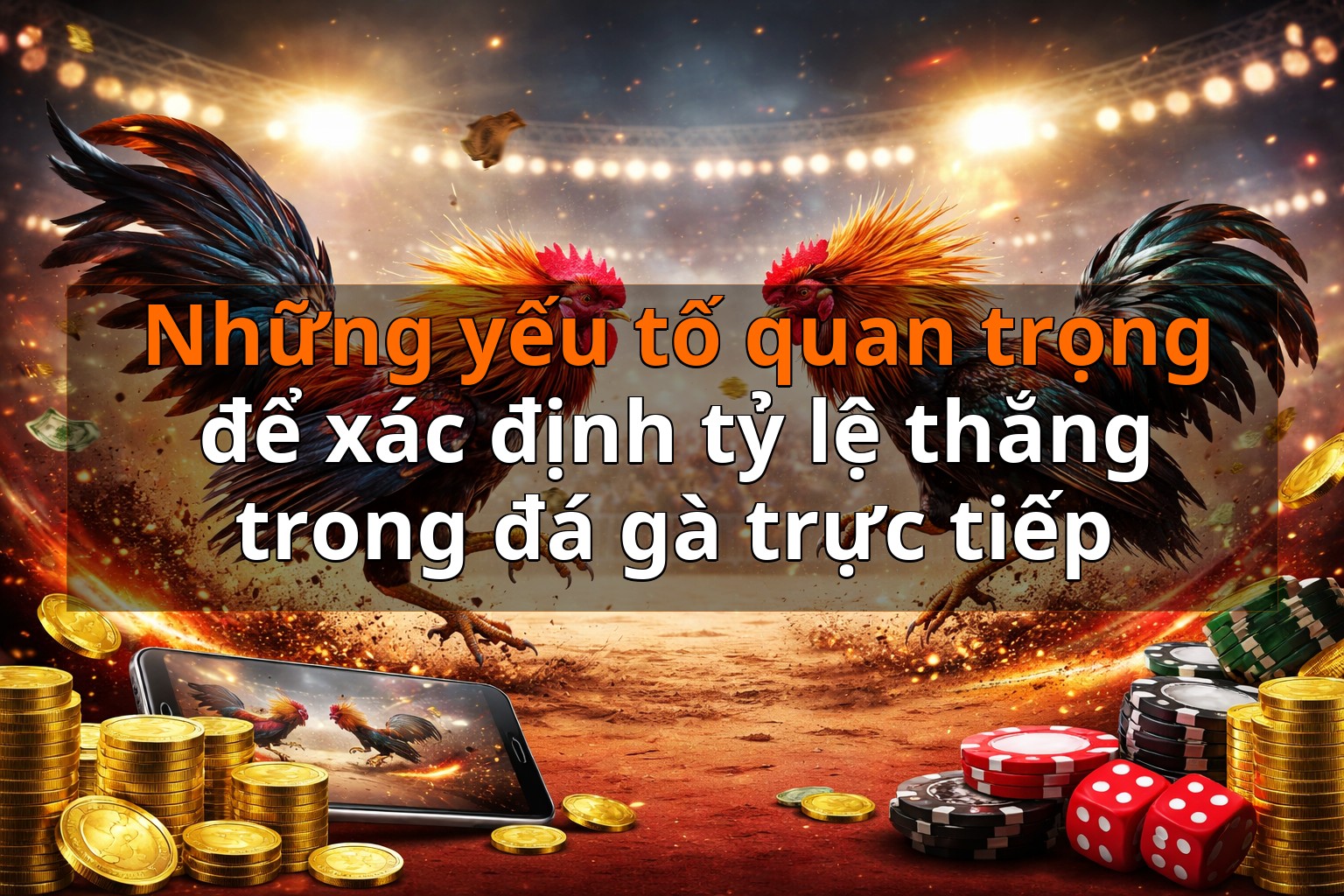Những yếu tố quan trọng để xác định tỷ lệ thắng trong đá gà trực tiếp