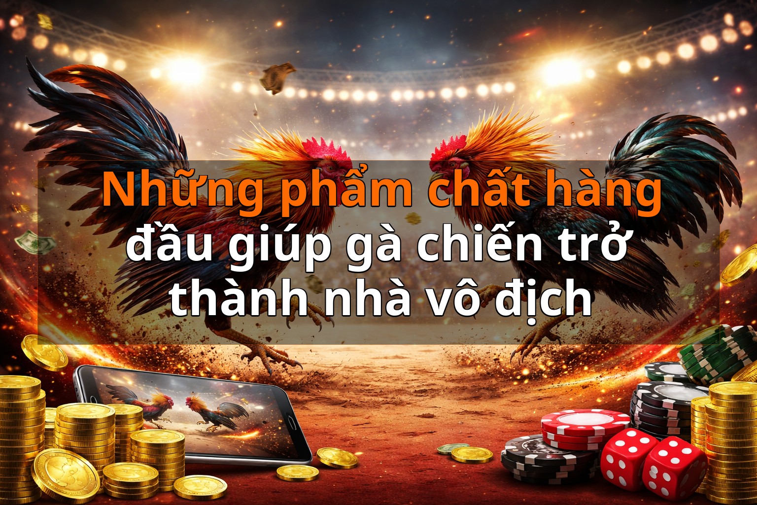 Những phẩm chất hàng đầu giúp gà chiến trở thành nhà vô địch