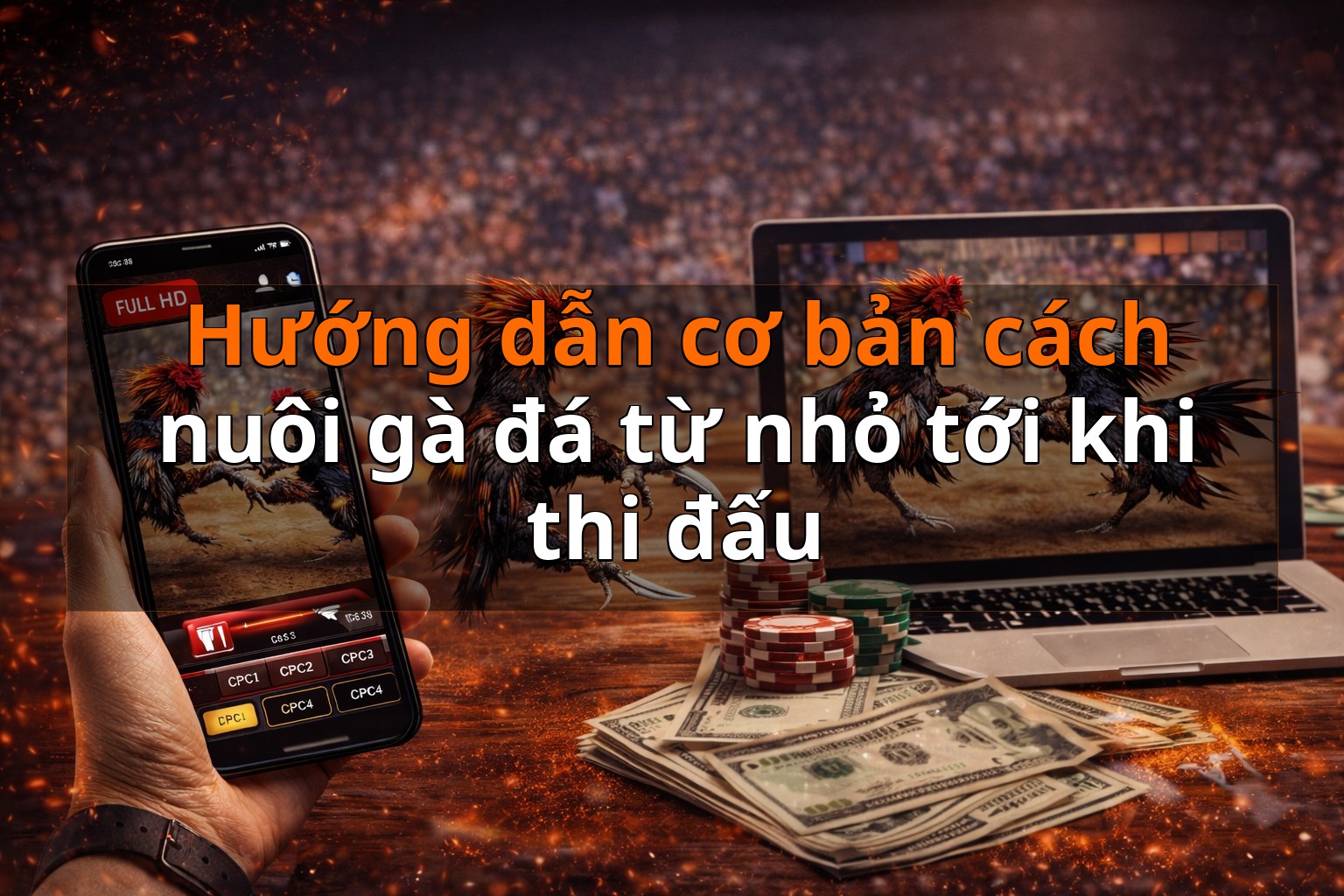 Hướng dẫn cơ bản cách nuôi gà đá từ nhỏ tới khi thi đấu