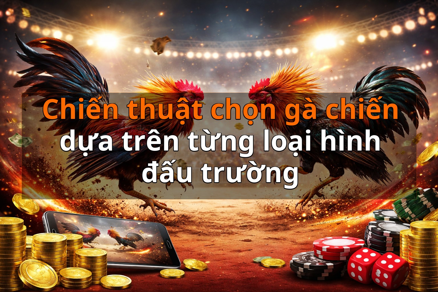 Chiến thuật chọn gà chiến dựa trên từng loại hình đấu trường